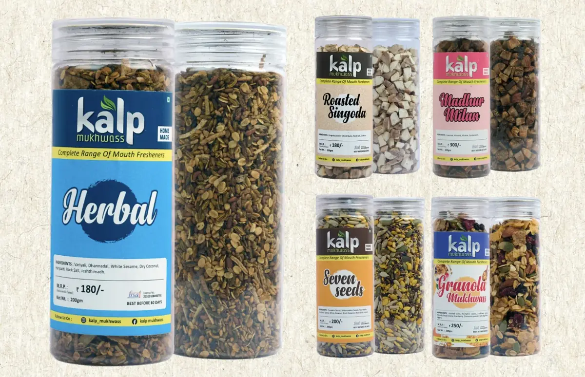 Kalp Mukhwas bottle packaging